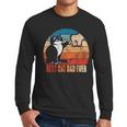 Cat Loving Daddy Fathers Day Mens None Best Cat Dad Ever Paw Fist Bump Fathers Day TeeShirt Small US Men Long Sleeve T-Shirt
