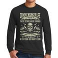 Cement Worker Life Concrete Finisher Dad Father Men Long Sleeve T-Shirt