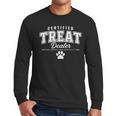 Certified Treat Dealer Dog Mom Dog Dad Men Long Sleeve T-Shirt Certified Treat Dealer Dog Mom Dog Dad Men Long Sleeve T-Shirt