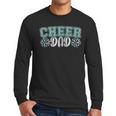 Cheer Dad My Favorite Cheerleader Calls Me Dad Teal Blue Men Long Sleeve T-Shirt