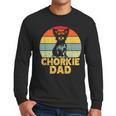 Chorkie Dad Retro Sunset Chihuahua Yorkie Mix Lover Men Long Sleeve T-Shirt