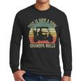 This Is How A Cool Grandpa Rolls Vintage Golf Dad Grandpa Men Long Sleeve T-Shirt