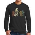 Cool Motocross Dirt Bike Biker Dad & Sons Father's Day Men Long Sleeve T-Shirt