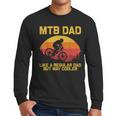 Cool Mountain Biking For Dad Father Biker MTB Bicycle Bike Men Long Sleeve T-Shirt Cool Mountain Biking For Dad Father Biker MTB Bicycle Bike Men Long Sleeve T-Shirt