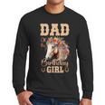 Cute Dad Of The Birthday Girl Horse Family Party Men Long Sleeve T-Shirt