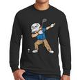 Dabbing Golfer Golfing Golfer Dad Men Boys Kids Youth Men Long Sleeve T-Shirt