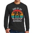 Dad Of An Ausshole Australian Shepherd Aussie Men Long Sleeve T-Shirt