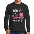 Dad Of B-Day Girl Flamazing Pink Flamingo Birthday Party Men Long Sleeve T-Shirt Dad Of B-Day Girl Flamazing Pink Flamingo Birthday Party Men Long Sleeve T-Shirt