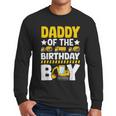 Dad Of The Birthday Boy Construction Theme Party Matching Men Long Sleeve T-Shirt
