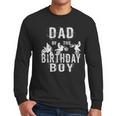 Dad Of The Birthday Boy Dirt Bike B-Day Party Men Long Sleeve T-Shirt