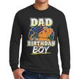 Dad Of Birthday Boy Kids Reptile Birthday Party Men Long Sleeve T-Shirt