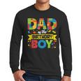Dad Of The Birthday Boy Master Builder Kids Building Blocks Men Long Sleeve T-Shirt