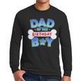 Dad Of The Birthday Boy Matching Dog Family Birthday Party Men Long Sleeve T-Shirt
