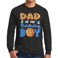 Dad Of The Birthday Boy Milk And Cookies 1 Year Old Men Long Sleeve T-Shirt