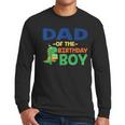 Dad Of The Birthday For Boy Saurus Rex Dinosaur Party Men Long Sleeve T-Shirt