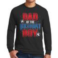 Dad Of The Birthday Boy Spider Web Birthday Party Matching Men Long Sleeve T-Shirt