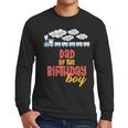 Dad Birthday Boy Train I'm 2 Two Yr Old Chugga Engine Men Long Sleeve T-Shirt