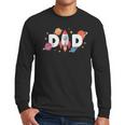 Dad Of The Birthday Boys Space Astronaut 1st Birthday Family Men Long Sleeve T-Shirt