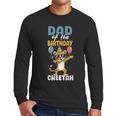Dad Of The Birthday Girl Boy Cheetah Men Long Sleeve T-Shirt