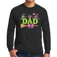 Dad Of The Birthday Girl Witch Family Party Decorations Men Long Sleeve T-Shirt