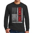 Dad Dance She Get It From Me Proud Dancer Dad USA Flag Men Men Long Sleeve T-Shirt
