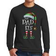 The Dad Elf Shirt Matching Family Dad Christmas Elf Men Long Sleeve T-Shirt