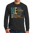 Dad Fathers Day Christian Jesus He Is Smart Brave Men Long Sleeve T-Shirt