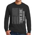 Dad Of Girls Outnumbered Fathers Day 2025 For Dad Daughters Men Long Sleeve T-Shirt