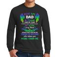 For My Dad In Heaven Touching Tribute For Passed Away Father Men Long Sleeve T-Shirt