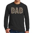 Dad Leopard Print Fathers Day Men Long Sleeve T-Shirt