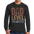Dad Level Unlocked Father To Be New Daddy Men Long Sleeve T-Shirt