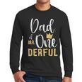 Dad Of Mr Onederful 1st Birthday First One-Derful Matching Men Long Sleeve T-Shirt Dad Of Mr Onederful 1st Birthday First One-Derful Matching Men Long Sleeve T-Shirt