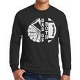 Dad Of Both Proud Football And Cheer Dad Men Long Sleeve T-Shirt