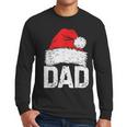 Dad Santa Christmas Family Matching Pajamas Papa Xmas Father Short Sleeve Men Long Sleeve T-Shirt