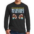 Dad Of Twins TShirt Men Long Sleeve T-Shirt
