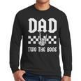 Dad Two The Bone Skeleton Hand 2nd Birthday Boy Girl Men Long Sleeve T-Shirt