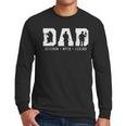 Dad Veteran Myth Legend Dad Military Father Men Long Sleeve T-Shirt