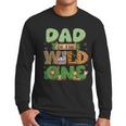 Dad Of The Wild One Birthday Family Matching Party Decor Men Long Sleeve T-Shirt
