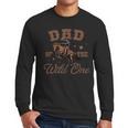 Dad Of The Wild One Cowboy Western Rodeo Party Matching Men Long Sleeve T-Shirt