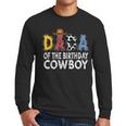 Dada 1st Birthday Cowboy Western Dada Birthday Boy Men Long Sleeve T-Shirt