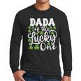 Dada Of The Lucky One First Birthday St Patrick's Day Men Long Sleeve T-Shirt