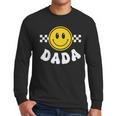 Dada One Happy Dude Birthday Theme 1st Family Matching Mom Men Long Sleeve T-Shirt