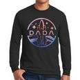 Dada Space Astronaut Rocket Birthday Party Men Long Sleeve T-Shirt