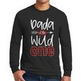 Dada Of The Wild One Buffalo Plaid Lumberjack 1st Birthday Men Long Sleeve T-Shirt