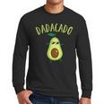 Dadacado Cute Daddy Avocado Pregnant Dad Father Day Men Long Sleeve T-Shirt