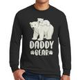 Daddy Bear And Cub Polar Bear Men Long Sleeve T-Shirt