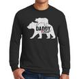 Daddy Bear Fathers Day Cute Baby Cub Papa Dad-a Pops Small Men Long Sleeve T-Shirt