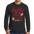Daddy Of A Berry Sweet One Strawberry Baby First Birthday Men Long Sleeve T-Shirt