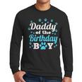 Daddy Of The Birthday Boy Dog Paw Bday Party Celebration Small Men Long Sleeve T-Shirt