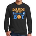 Daddy Of The Birthday Boy Milk And Cookies Lover Men Long Sleeve T-Shirt
